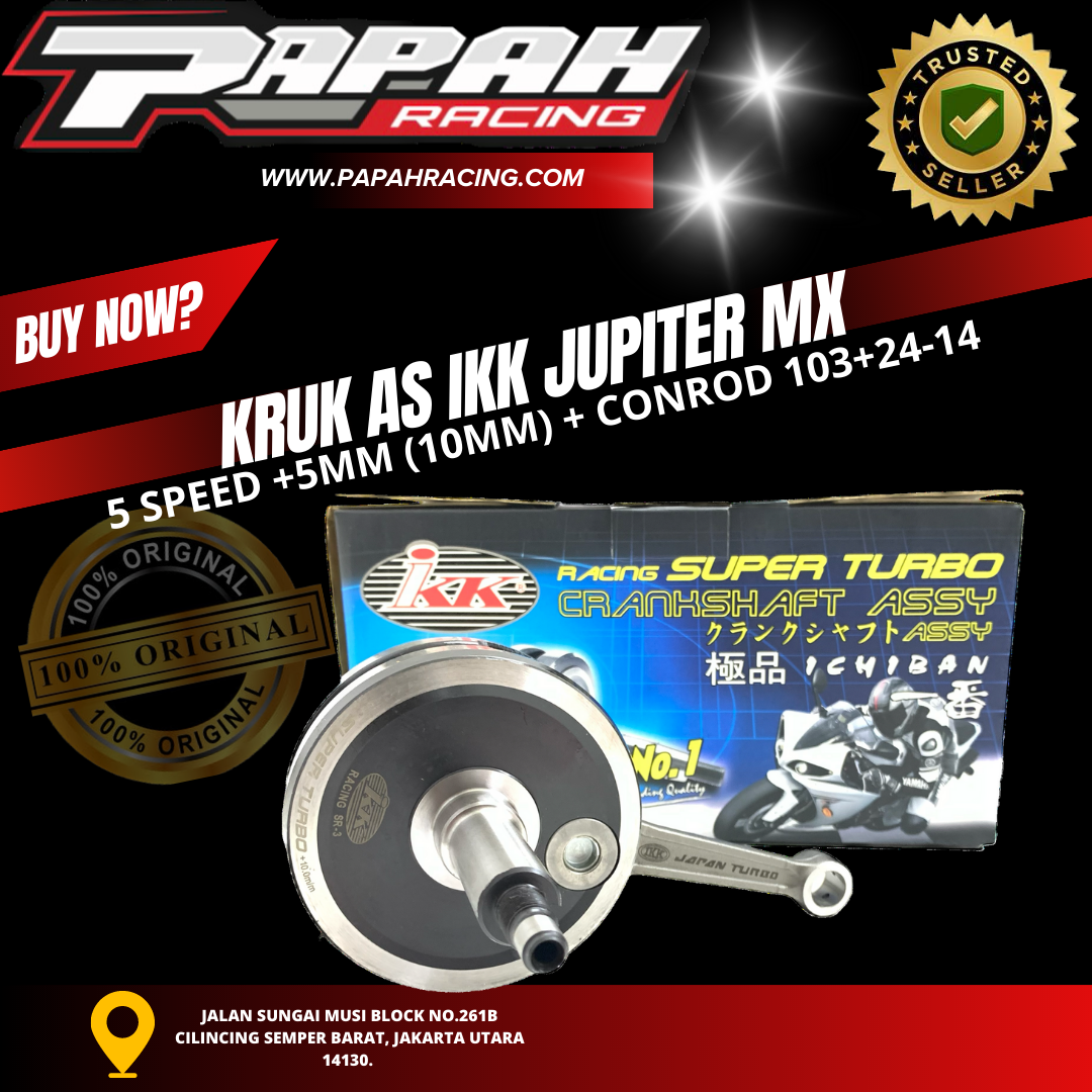 KRUK AS IKK JUPITER MX 5 SPEED +5MM (10MM) + CONROD 103+24-14